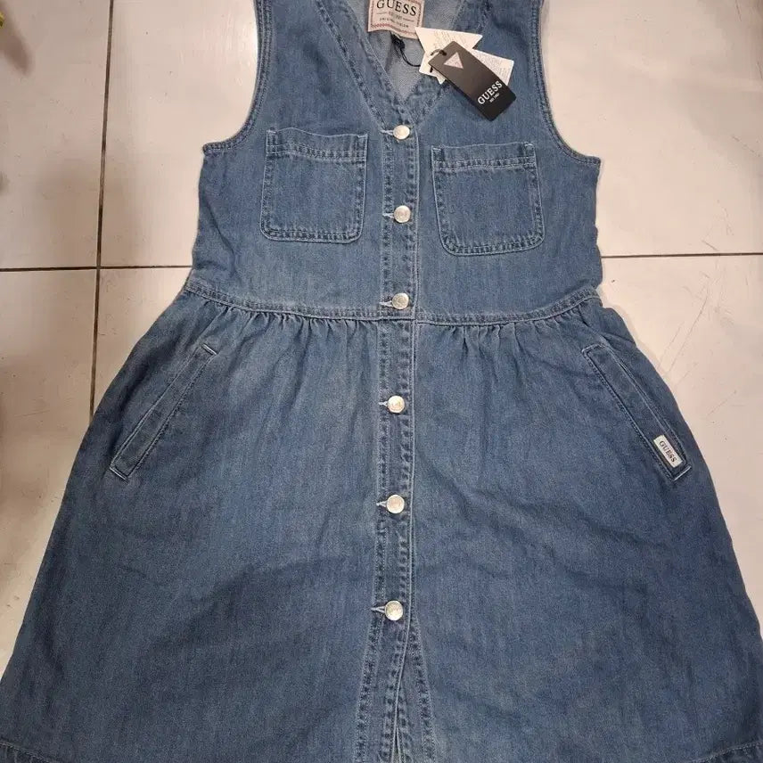[BUNJANG] GUESS Denim Dress / GUESS 게스 데님 원피스 청 원피스