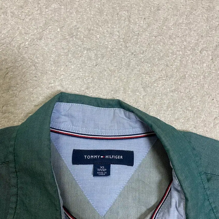 [BUNJANG] Tommy Hilfiger Green Long Sleeve Shirt XS / 타미힐피거 그린 긴팔 셔츠 xs