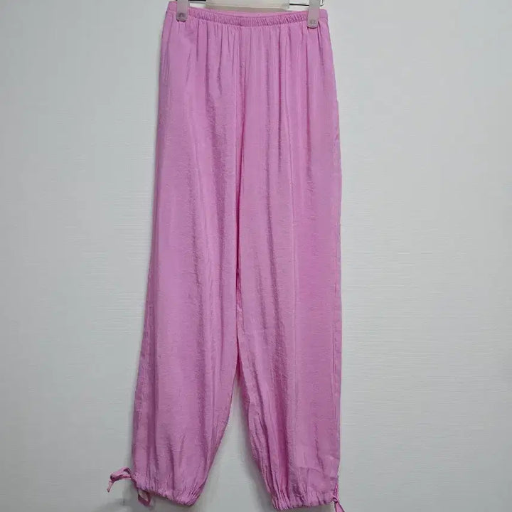 [BUNJANG] DEMI-LUXE Pink String Jogger Pants / DEMI-LUXE 핑크 스트링 조거 팬츠