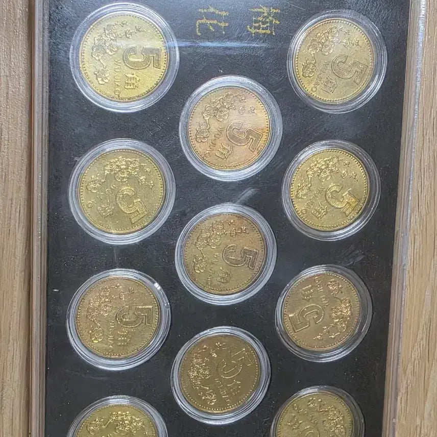 [BUNJANG] Korean Plum Blossom 5-Angle Coin Set (1991-2001) / 매화동전5각