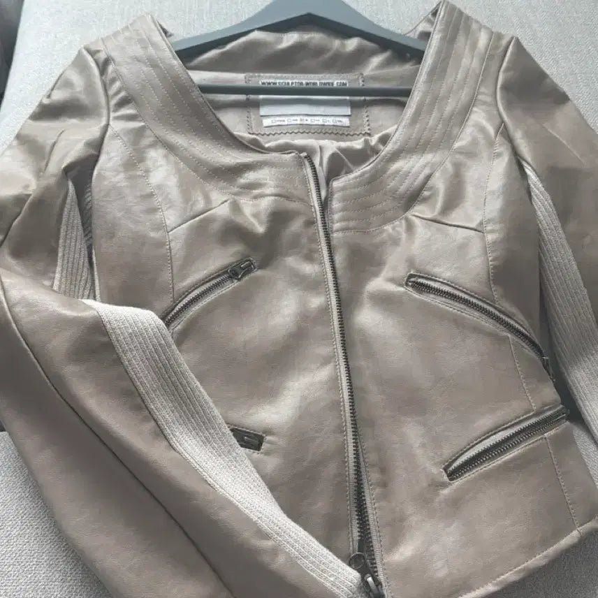 [BUNJANG] Sculptor Leather Jacket / 스컬프터 레더 자켓