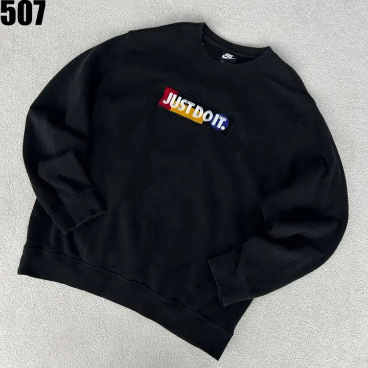 [BUNJANG] Nike Just Do It Black Sweatshirt XXL / 나이키 JUST DO IT 블랙 맨투맨 티셔츠 XXL