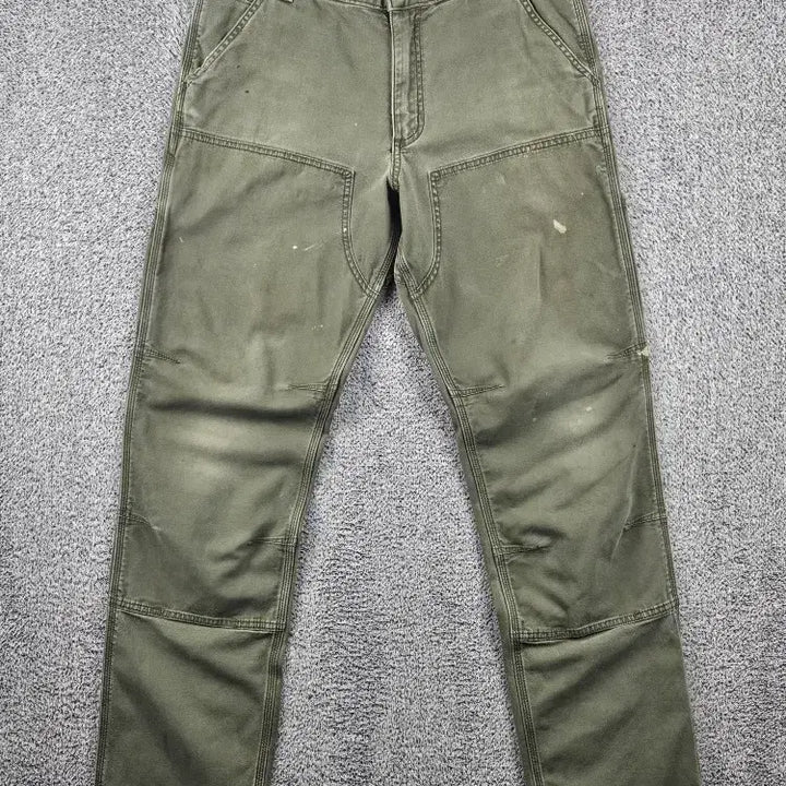 [BUNJANG] Carhartt Cotton Double Knee Carpenter Pants Khaki 34x34 / 칼하트 코튼 더블니 카펜터 팬츠 ( 34X34 ) / 12113