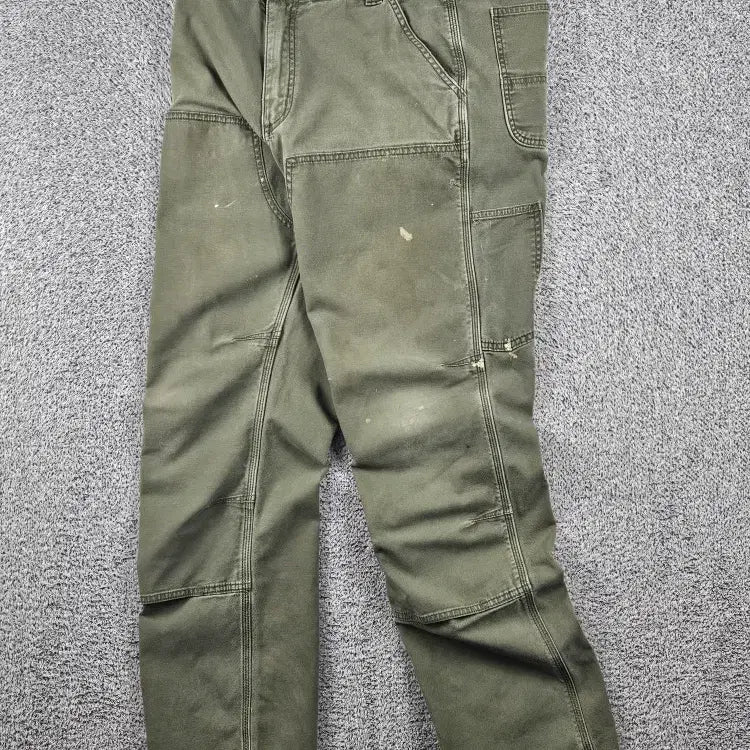 [BUNJANG] Carhartt Cotton Double Knee Carpenter Pants Khaki 34x34 / 칼하트 코튼 더블니 카펜터 팬츠 ( 34X34 ) / 12113