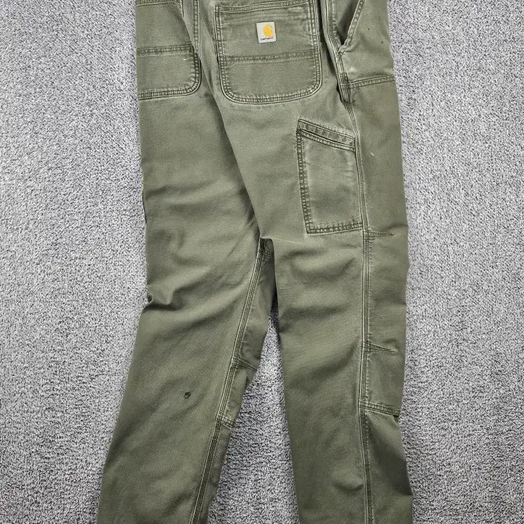 [BUNJANG] Carhartt Cotton Double Knee Carpenter Pants Khaki 34x34 / 칼하트 코튼 더블니 카펜터 팬츠 ( 34X34 ) / 12113