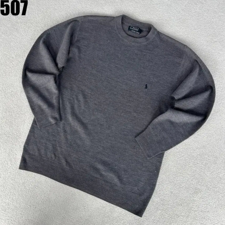 [BUNJANG] Polo Ralph Lauren Charcoal Gray Knit XL / 폴로 랄프로렌 차콜 그레이 니트 XL