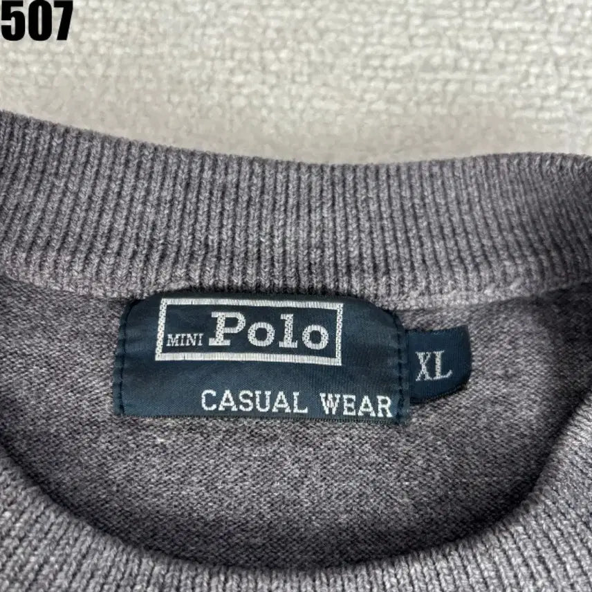 [BUNJANG] Polo Ralph Lauren Charcoal Gray Knit XL / 폴로 랄프로렌 차콜 그레이 니트 XL