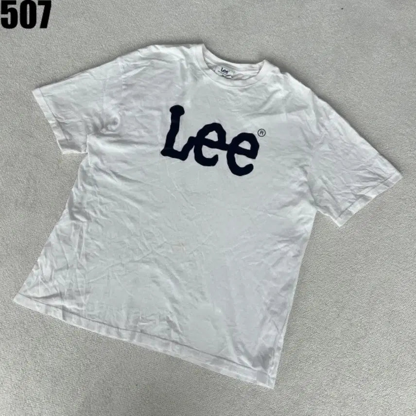 [BUNJANG] Lee White T-shirt XL / Lee 리 흰색 반팔 티셔츠 xl