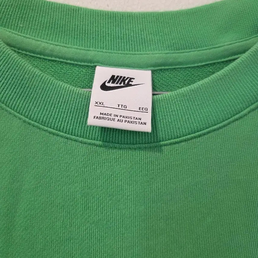 [BUNJANG] Nike Club Green Sweatshirt T-shirt / 나이키 클럽 그린 맨투맨 티셔츠
