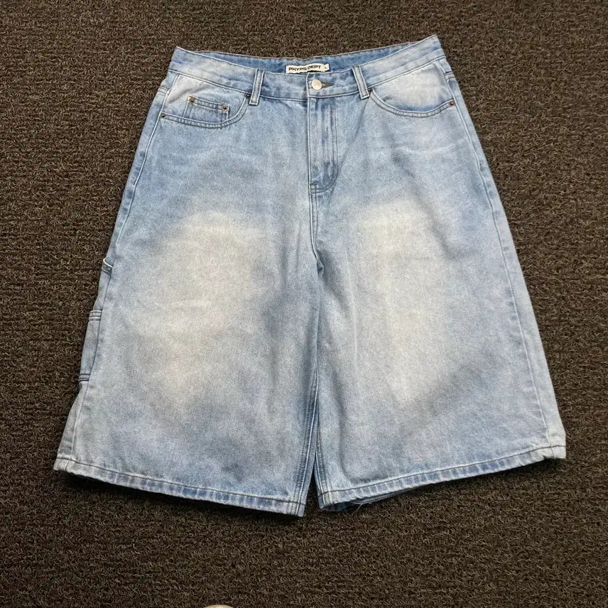 [BUNJANG] Physical Department Washed Carpenter Denim Pants / 피지컬 디파트먼트 워싱 카펜터 데님 팬츠