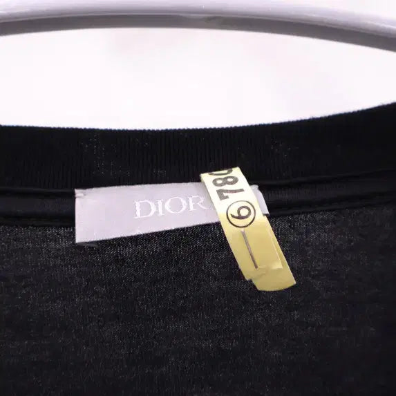 [BUNJANG] Dior Montaigne Logo Short Sleeve T-Shirt Black / 디올 몽테인 로고 반팔티 블랙 593j668d3018 백화점