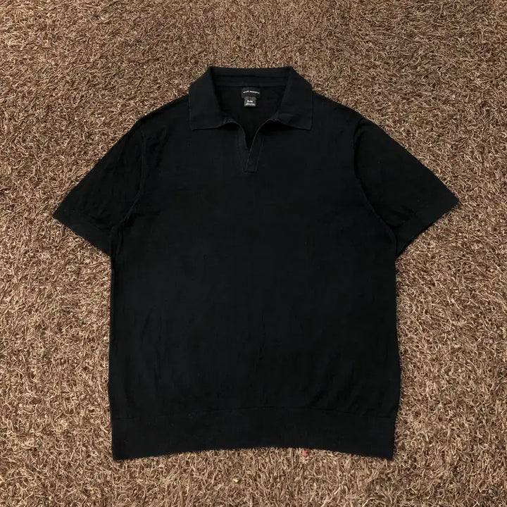 [BUNJANG] Club Monaco Black Collar Short Sleeve T-Shirt XL / XL 클럽모나코 블랙 카라 반팔 티셔츠