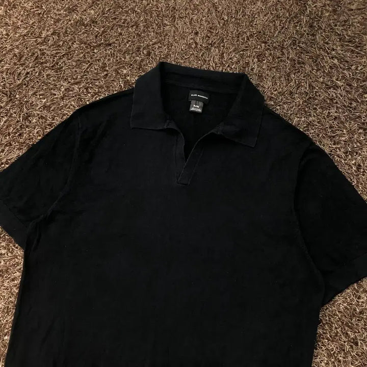 [BUNJANG] Club Monaco Black Collar Short Sleeve T-Shirt XL / XL 클럽모나코 블랙 카라 반팔 티셔츠