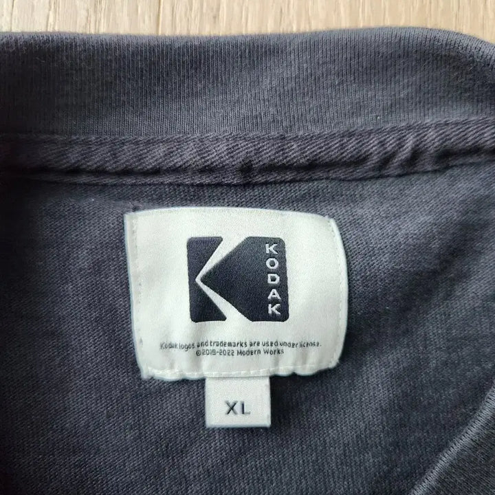 [BUNJANG] Kodak Vintage Short-Sleeve T-Shirt Navy/Black XL / 코닥 반팔티 XL 네이비....코닥 빈티지 반팔 티셔츠 블랙