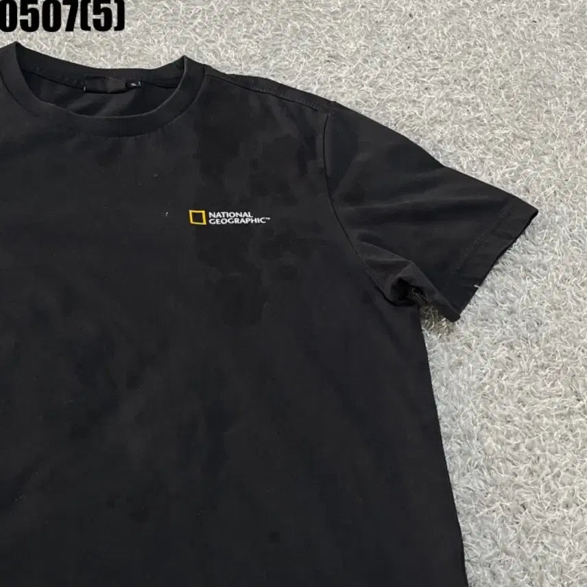 [BUNJANG] National Geographic Black T-Shirt / 내셔널지오그래픽 검정 반팔티셔츠