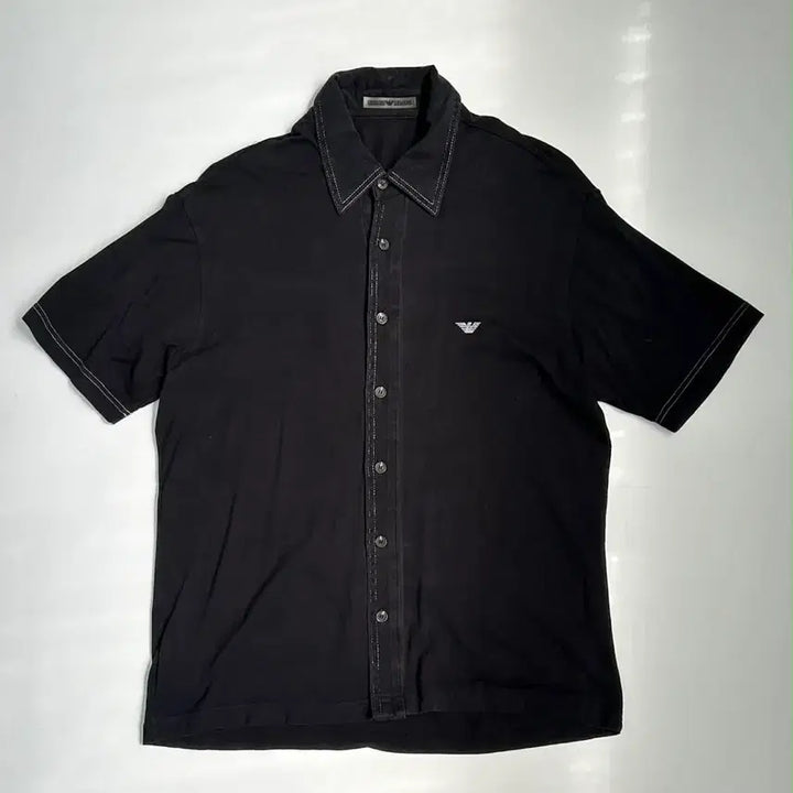 [BUNJANG] Giorgio Armani Eagle Logo Short Sleeve Shirt XL / [XL] 조르지오 아르마니 로고 반팔 슬리브 셔츠
