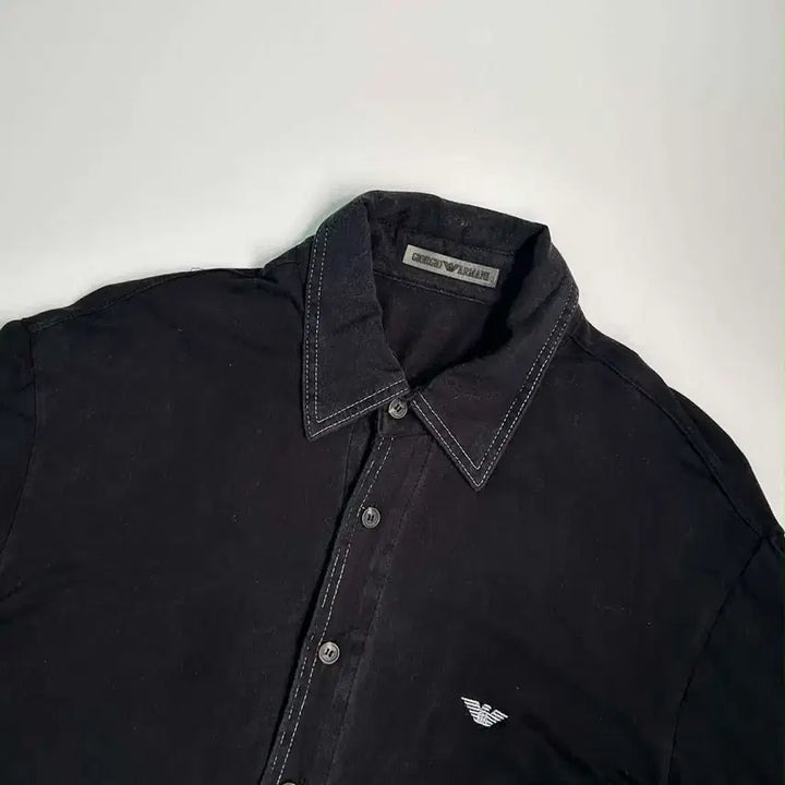 [BUNJANG] Giorgio Armani Eagle Logo Short Sleeve Shirt XL / [XL] 조르지오 아르마니 로고 반팔 슬리브 셔츠