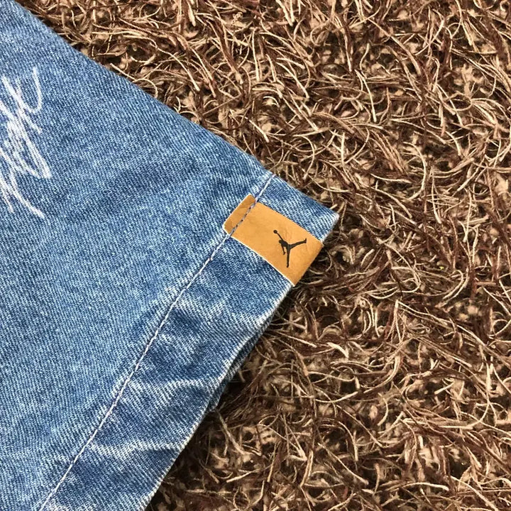 [BUNJANG] Jordan Flight Heritage Denim Short Sleeve Shirt / L 조던 신형 플라이트 헤리티지 데님 반팔 셔츠