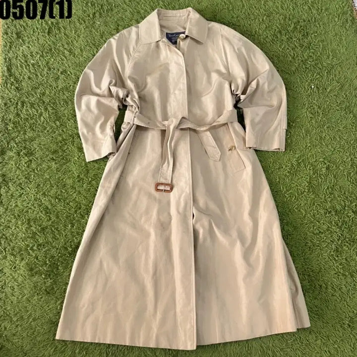 [BUNJANG] Burberry Beige Long Trench Coat / Burberry 버버리 베이지 롱 트렌치코트