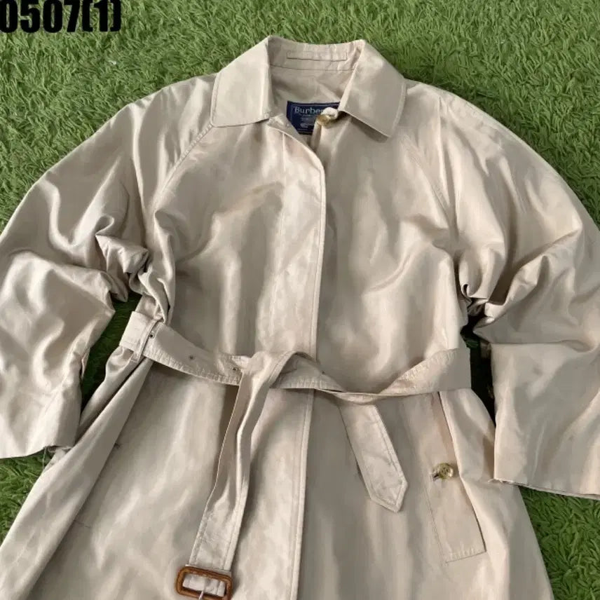 [BUNJANG] Burberry Beige Long Trench Coat / Burberry 버버리 베이지 롱 트렌치코트