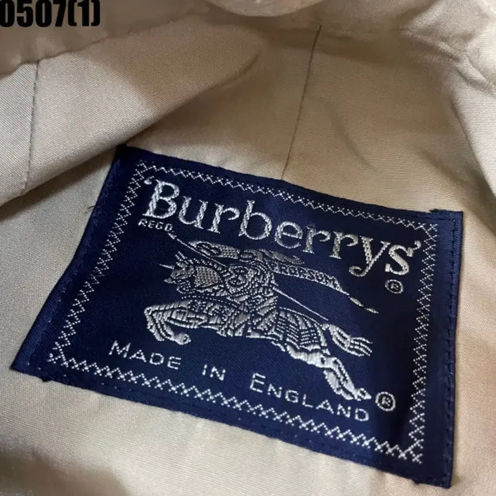 [BUNJANG] Burberry Beige Long Trench Coat / Burberry 버버리 베이지 롱 트렌치코트