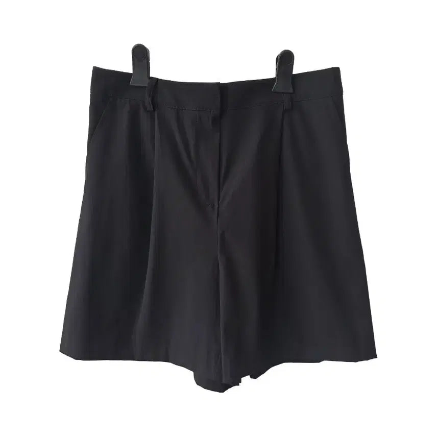 [BUNJANG] Black Back-Banded Shorts / 30/블랙 뒷밴딩 반바지/새제품