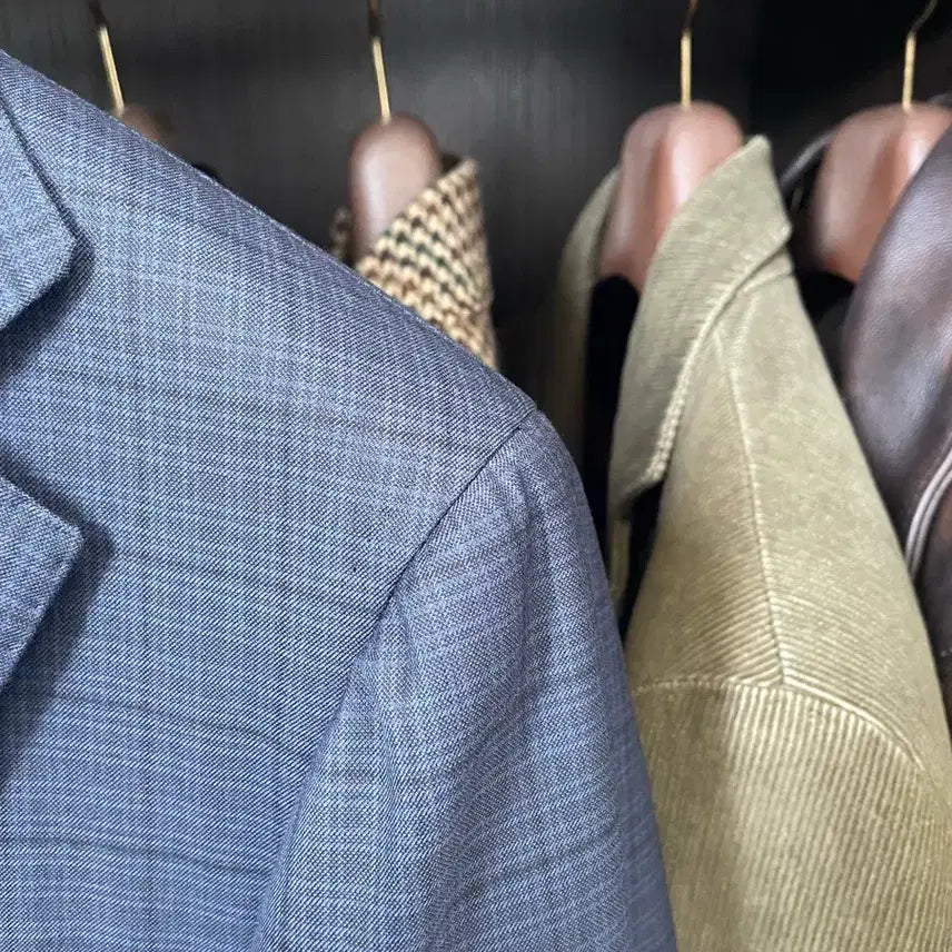 [BUNJANG] RING JACKET Meister 206 Suit Navy Check Window Pattern / 링자켓(RING JACKET) 마이스터 206 수트