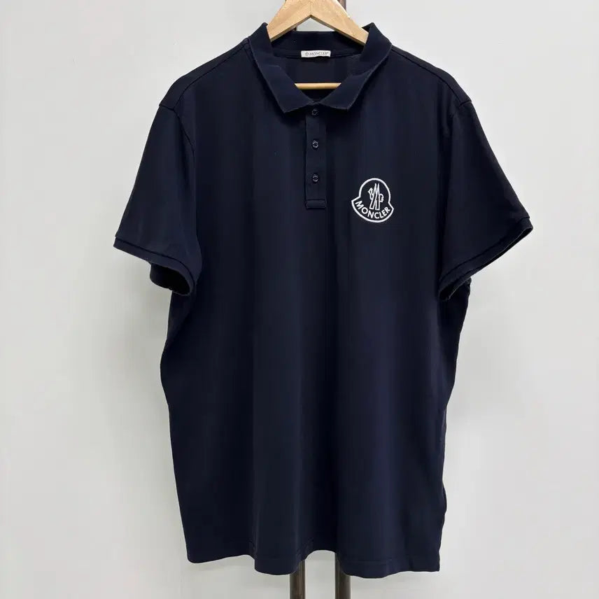 [BUNJANG] Moncler Big Logo PK Polo Shirt XXL / [XXL]몽클레어 빅로고 pk 카라티
