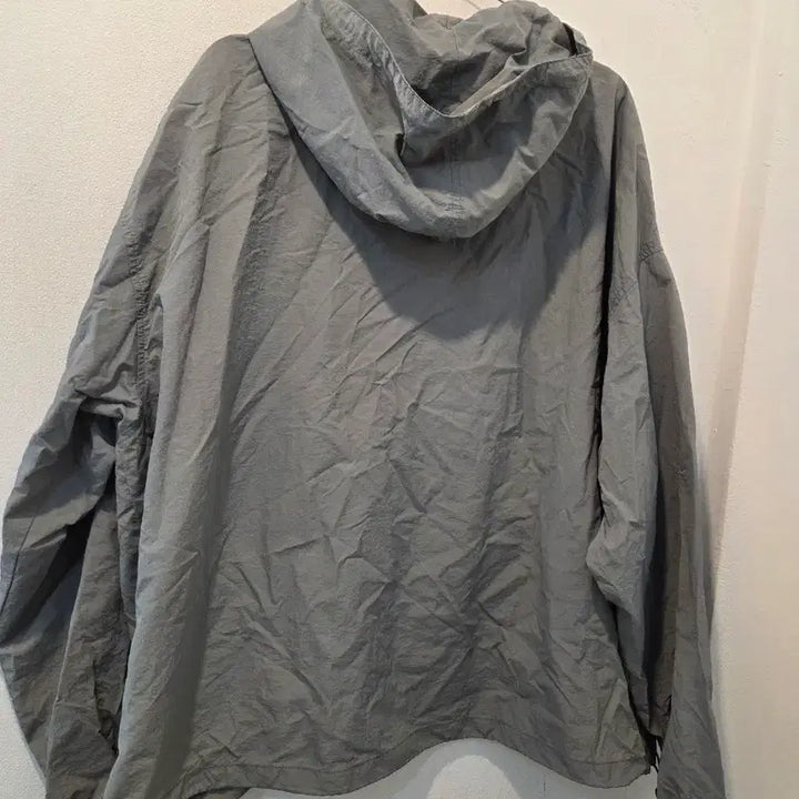 [BUNJANG] SPAO Hooded Windbreaker Jumper Gray / 스파오 후드 바람막이 점퍼 그레이