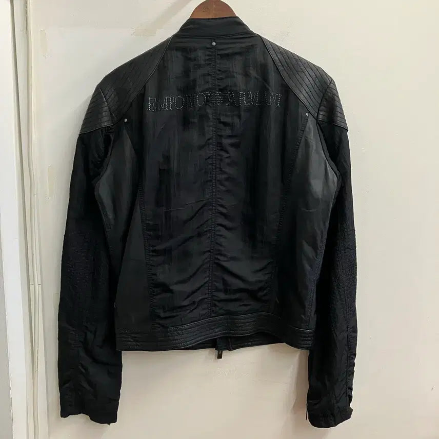 [BUNJANG] Giorgio Armani Nylon Biker Jacket / N249 아르마니 나일론 바이커 자켓 알마니