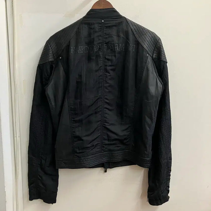 [BUNJANG] Giorgio Armani Nylon Biker Jacket / N249 아르마니 나일론 바이커 자켓 알마니