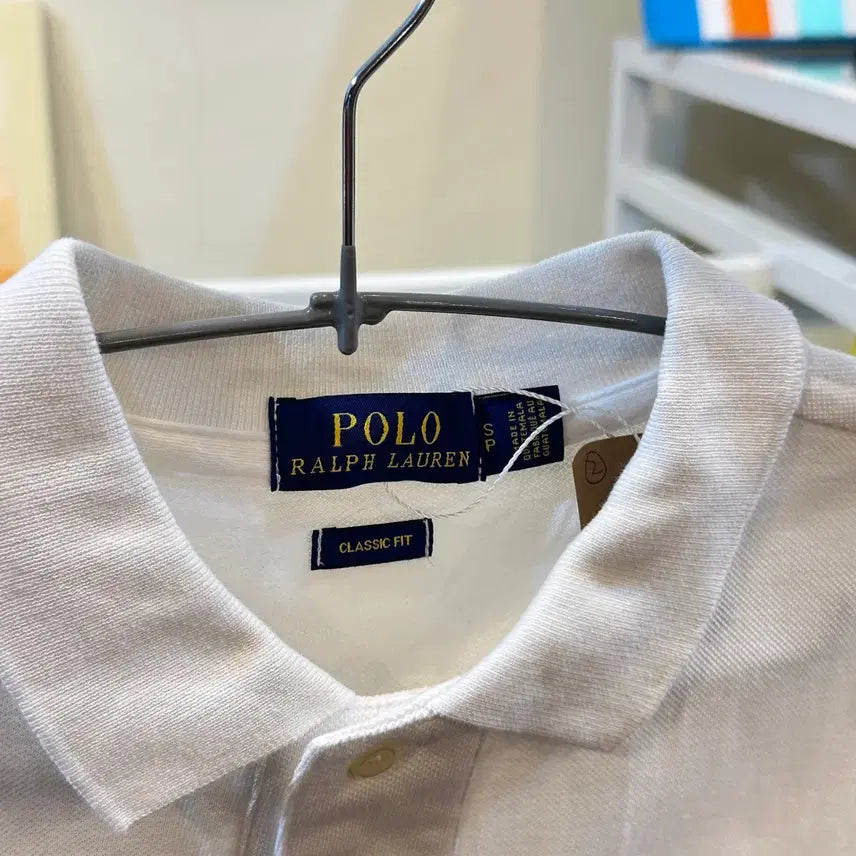 [BUNJANG] Polo Ralph Lauren White Short Sleeve Polo Shirt S / 폴로 랄프로렌 흰색 반팔 폴로셔츠 S