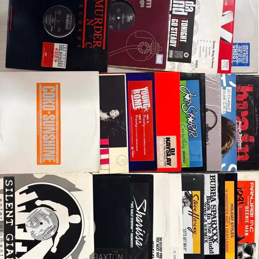 [BUNJANG] Hip Hop Single LP Vinyl Bundle Set (70 records) / hiphop single lp vinyl (95장)일괄판매