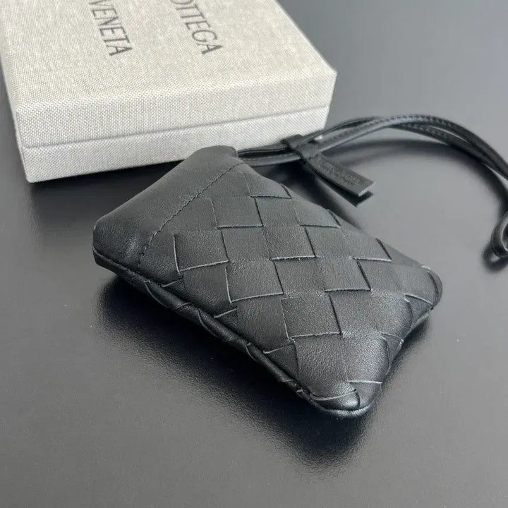[BUNJANG] Bottega Veneta Intrecciato Woven Card Holder Keychain / 보테가베네타 뜨개 카드지갑 키링