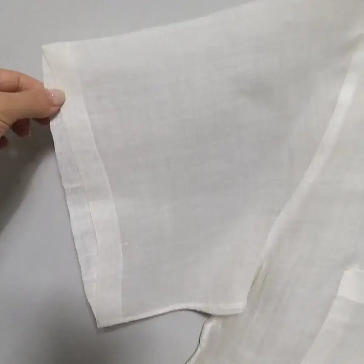 [BUNJANG] Linen Summer Top - White / ㅎ264 모시상의