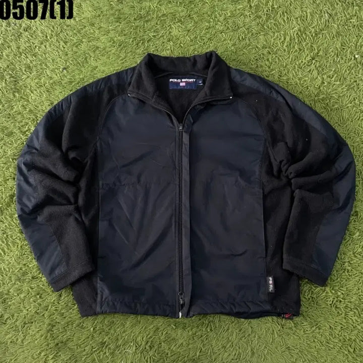 [BUNJANG] Polo Sport Black Fleece Jacket / 폴로 스포츠 블랙 플리스 자켓
