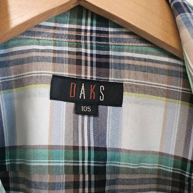 [SOLD OUT] 닥스 체크 반팔 셔츠 남방 105