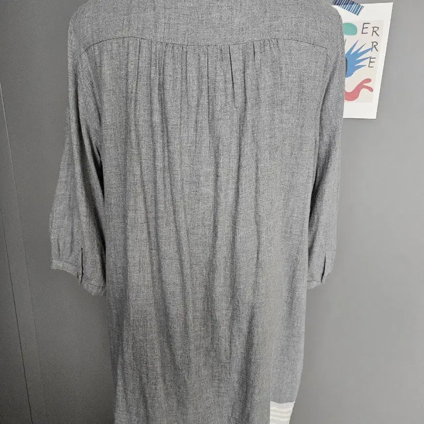 [BUNJANG] Vintage Layered Blouse Mini Dress / 빈티지 레이어드 블라우스 미니원피스