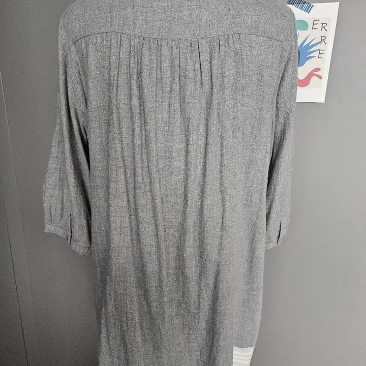 [BUNJANG] Vintage Layered Blouse Mini Dress / 빈티지 레이어드 블라우스 미니원피스