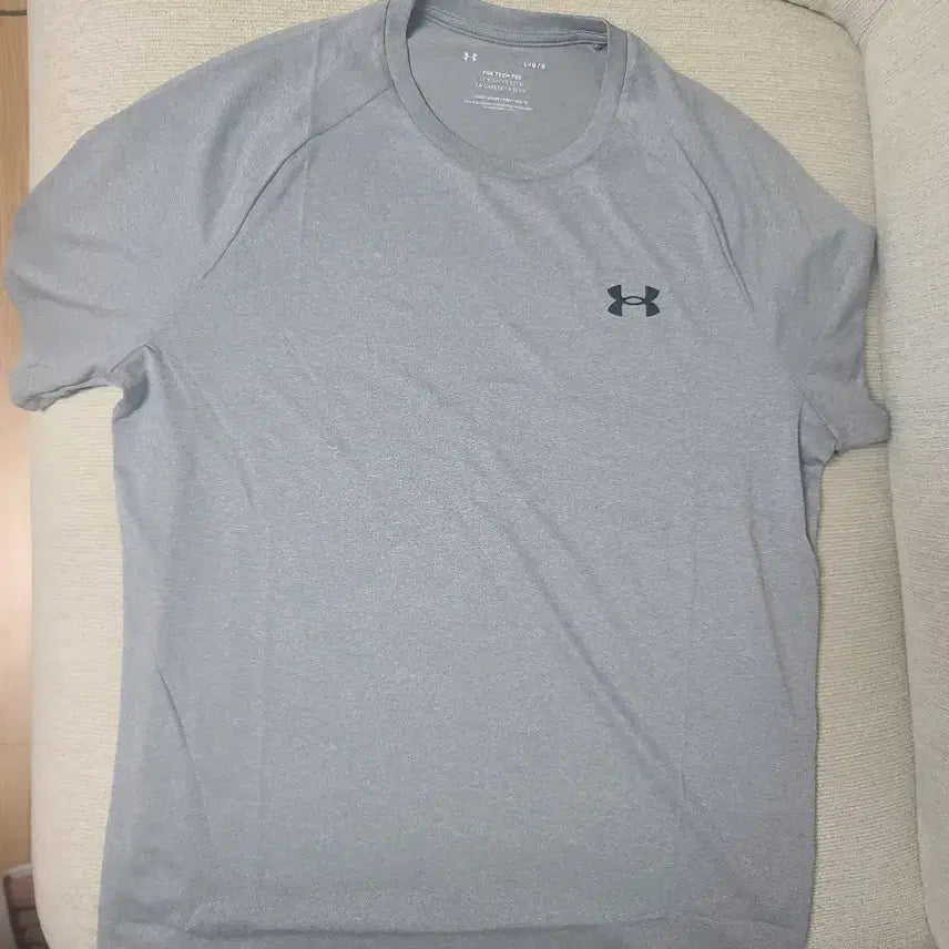 [BUNJANG] Under Armour Tech 2.0 Grey Performance Short Sleeve T-Shirt L / 언더아머 테크2.0 회색 기능성 반팔 티셔츠 L