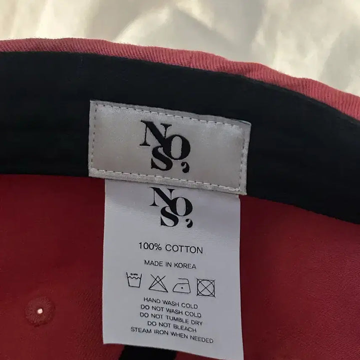[BUNJANG] NOS7 Pigment Red Ball Cap / NOS7 볼캡 피그먼트레드
