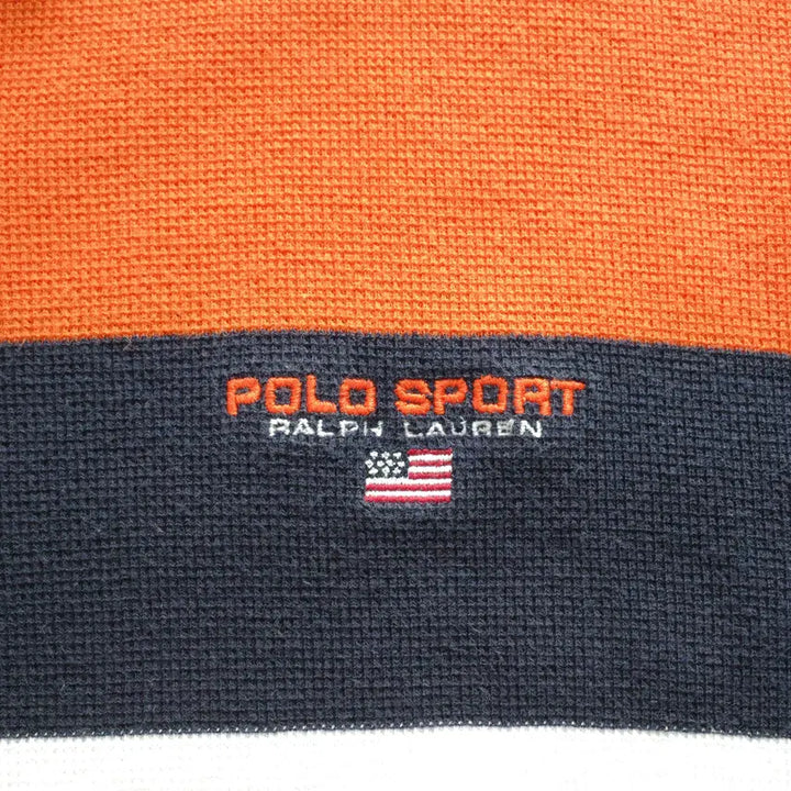 [BUNJANG] Polo Sport 90s Big Stripe Classic PK Collar T-shirt / 90s 폴로스포츠 빅스트라이프 PK카라티