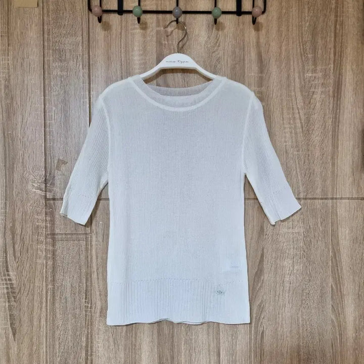[BUNJANG] DEWL Knit T-Shirt / 듀엘 니트 티셔츠
