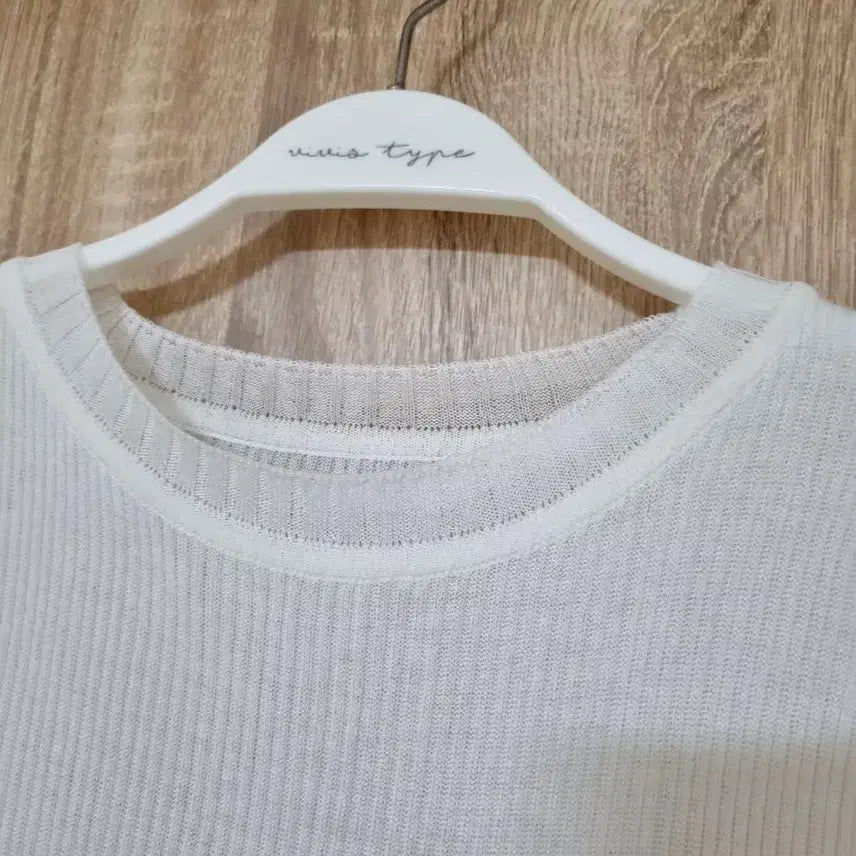 [BUNJANG] DEWL Knit T-Shirt / 듀엘 니트 티셔츠
