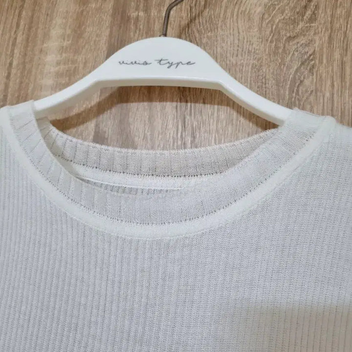 [BUNJANG] DEWL Knit T-Shirt / 듀엘 니트 티셔츠