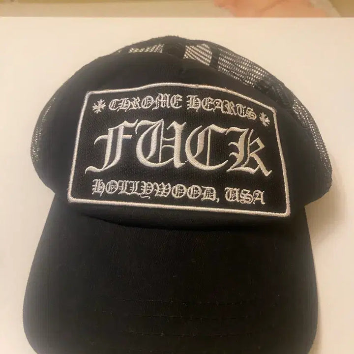 [BUNJANG] Chrome Hearts Hollywood Trucker Hat Black / 크롬하츠 CH 할리우드 트리커 모자 블랙