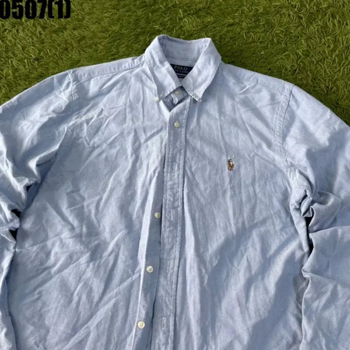 [BUNJANG] Polo Ralph Lauren Sky Blue Long Sleeve Shirt / 폴로 랄프로렌 셔츠 하늘색 긴팔