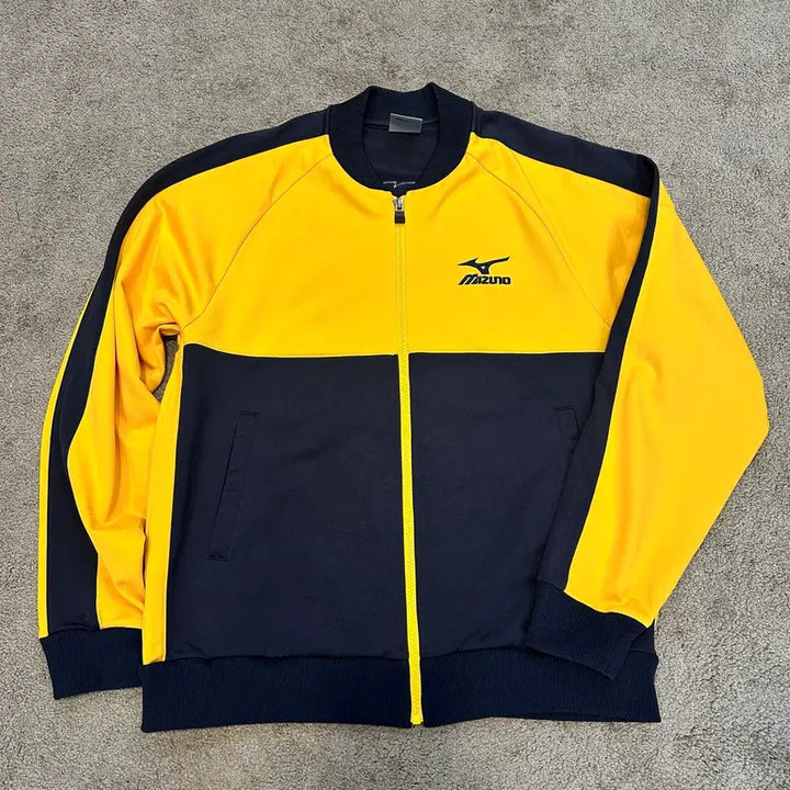 [BUNJANG] Mizuno Old School Colorblock Track Top Jersey / 미즈노 올드스쿨 배색 트랙탑 저지M-L