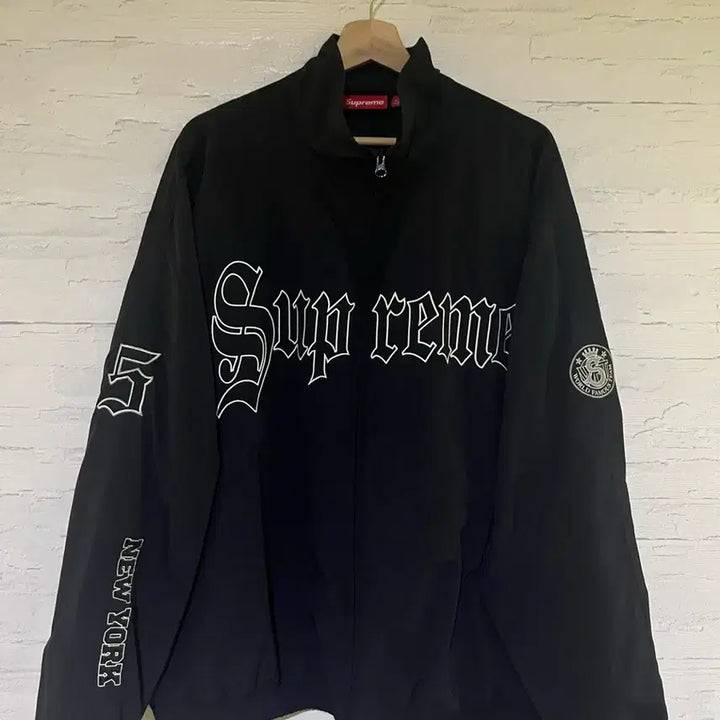 [BUNJANG] Supreme Old English Track Jacket Black L / 슈프림 올드 잉글리시 트랙자켓 블랙 L사이즈