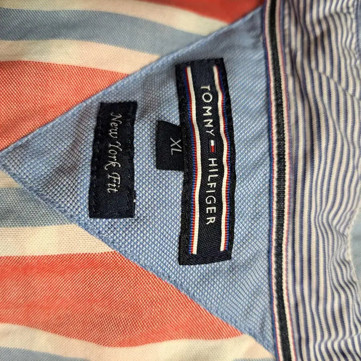 [BUNJANG] Tommy Hilfiger Striped Long Sleeve Shirt XL / 타미힐피거 스트라이프 긴팔 셔츠시ㅣ이즈XL